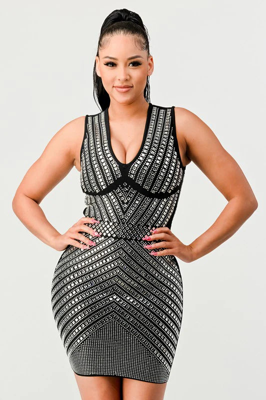 Feel the Energy Bandage Dress