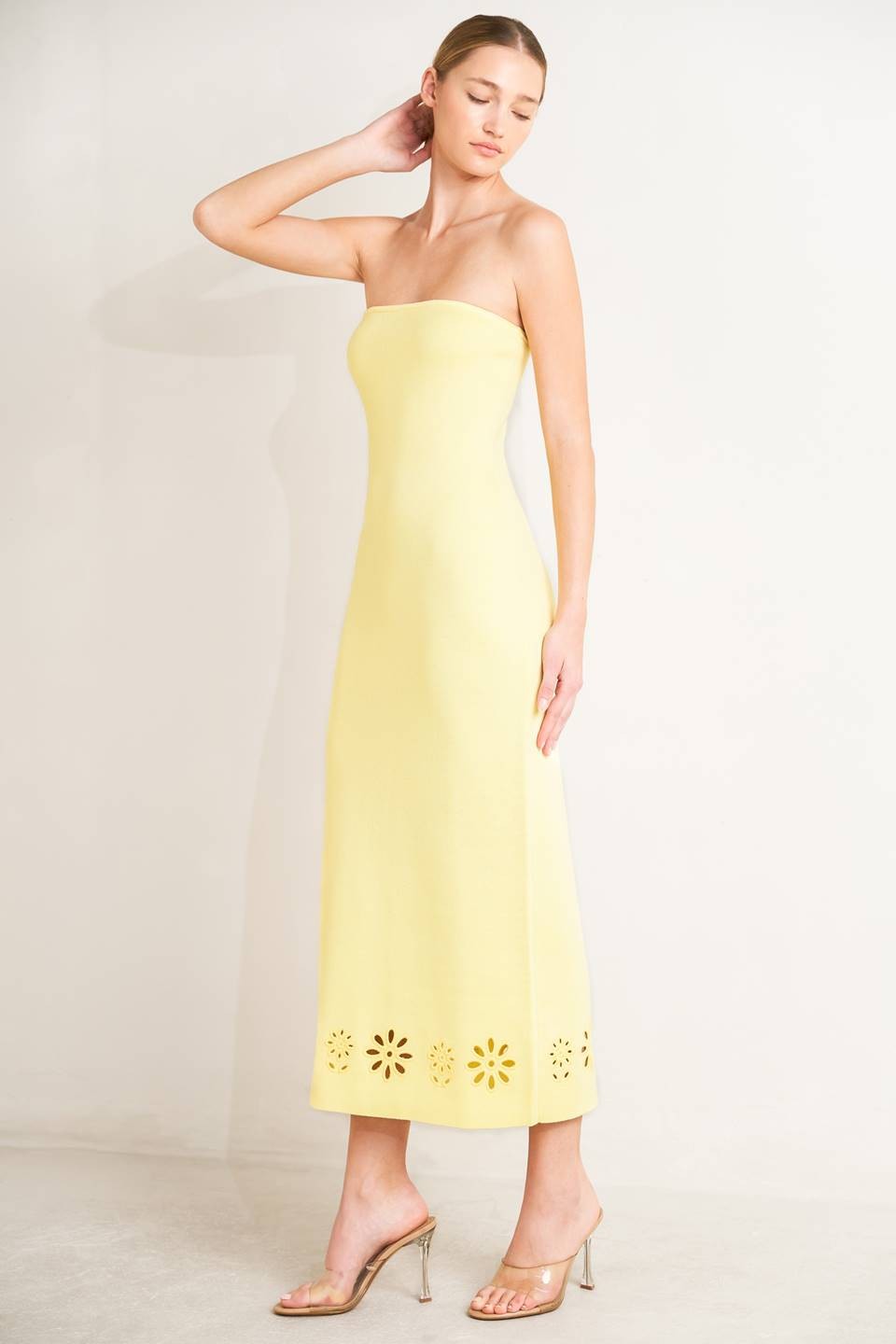 Violet's Strapless Dress