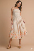 Camila's Floral Midi Dress