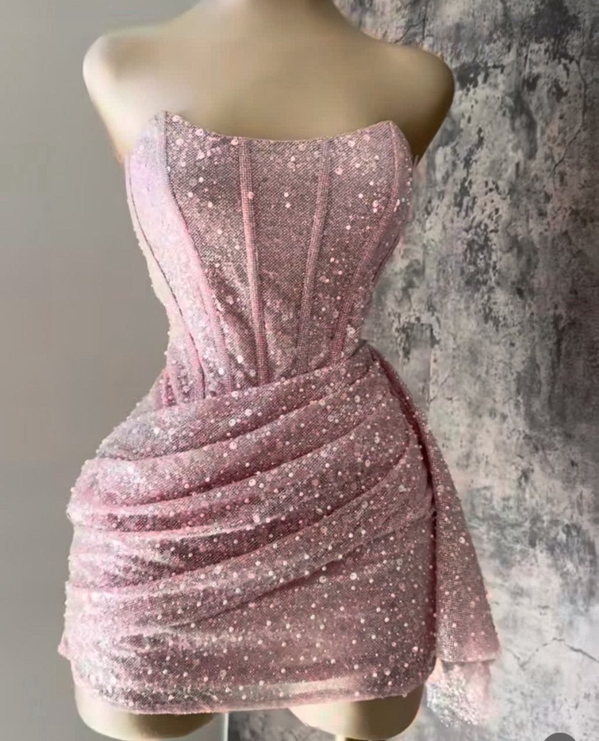 Chiara's Dress (Pink Glitter)